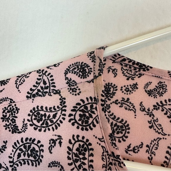 Roz and Ali Pink Patterned Blouse with Mid Length Sleeves - Picture 8 of 8